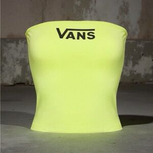VANS Flying V Tube Top – Sunny Lime (Y2K Streetwear)